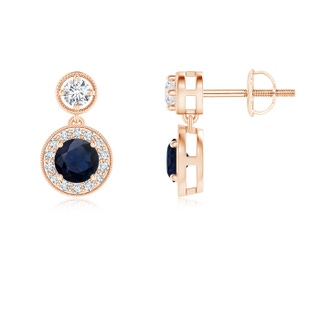 Round A Blue Sapphire