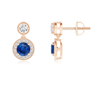 Round AAA Blue Sapphire
