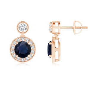 Round A Blue Sapphire