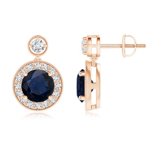 Round A Blue Sapphire