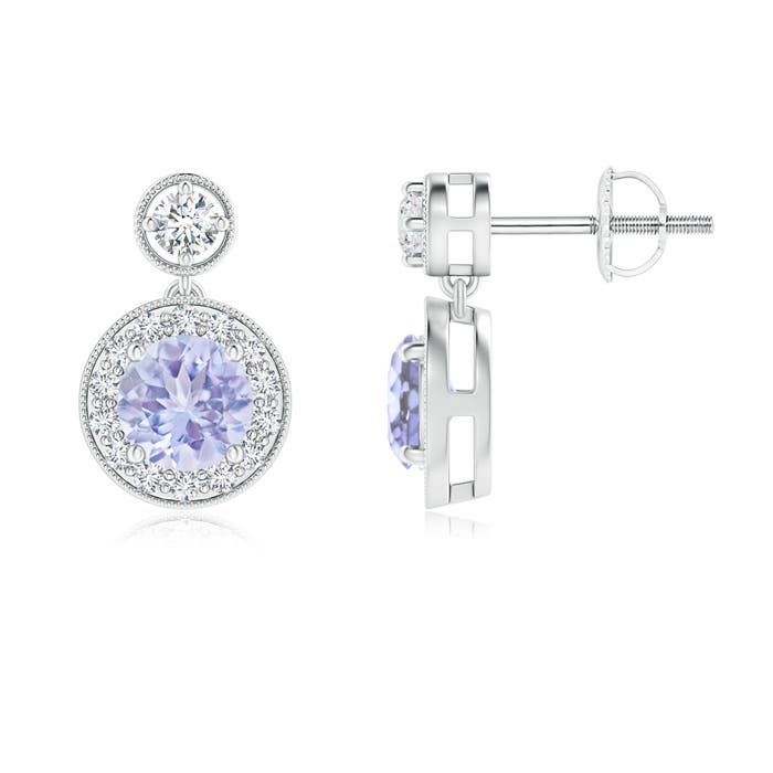 A - Tanzanite / 1.31 CT / 14 KT White Gold