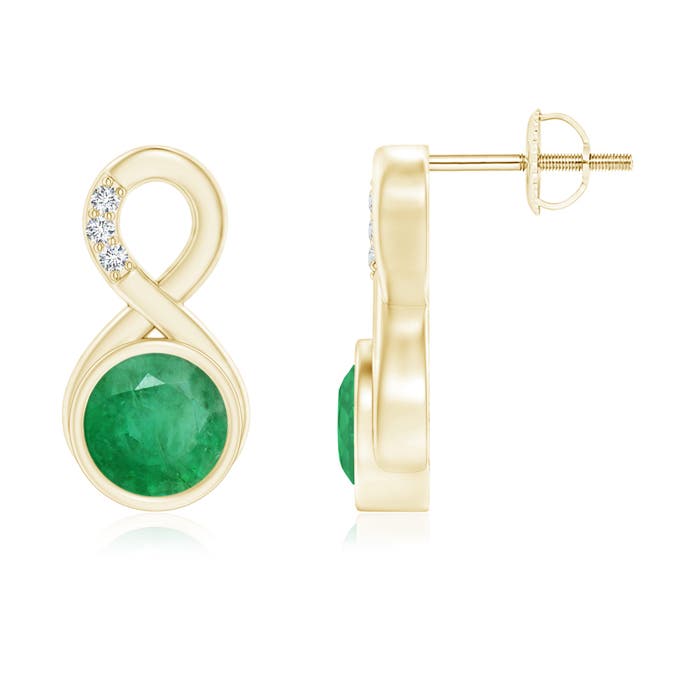 A - Emerald / 1.55 CT / 14 KT Yellow Gold