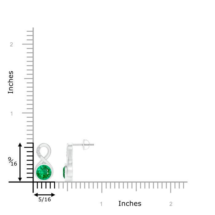 AAA - Emerald / 1.55 CT / 14 KT White Gold