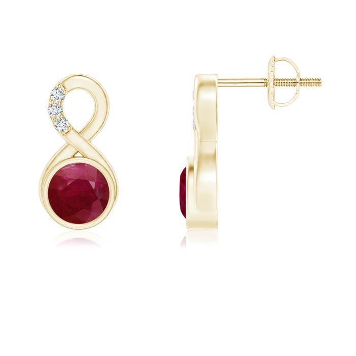 A - Ruby / 1.25 CT / 14 KT Yellow Gold