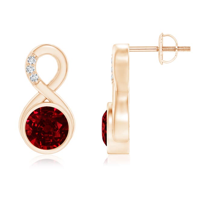 AAAA - Ruby / 2.05 CT / 14 KT Rose Gold