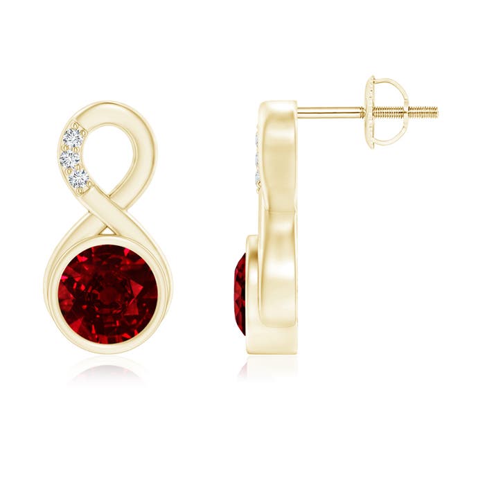 AAAA - Ruby / 2.05 CT / 14 KT Yellow Gold