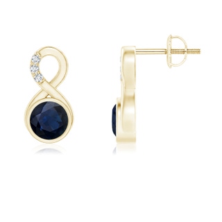 Round A Blue Sapphire