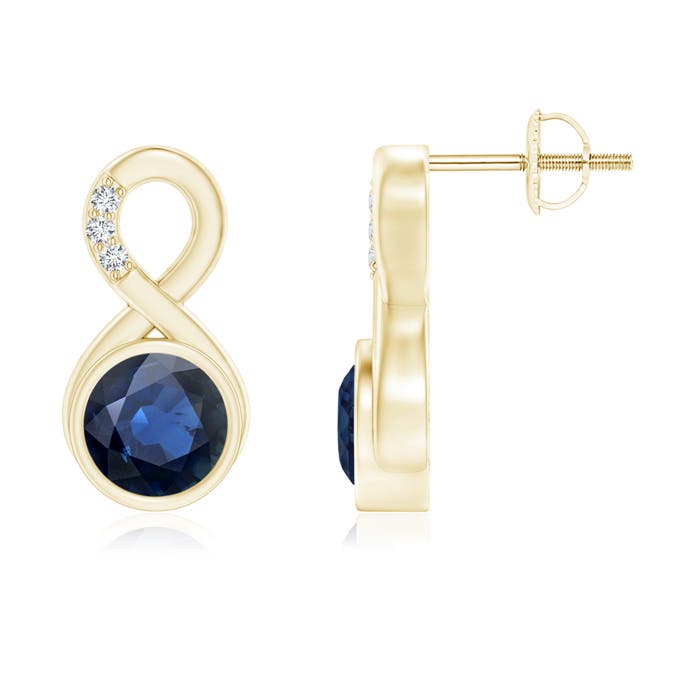 AA - Blue Sapphire / 2.05 CT / 14 KT Yellow Gold