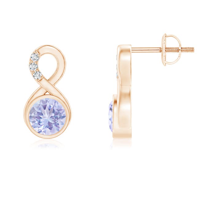 A - Tanzanite / 1.05 CT / 14 KT Rose Gold