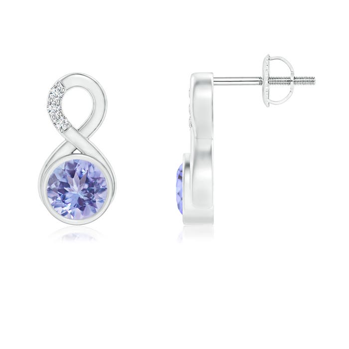 AA - Tanzanite / 1.05 CT / 14 KT White Gold