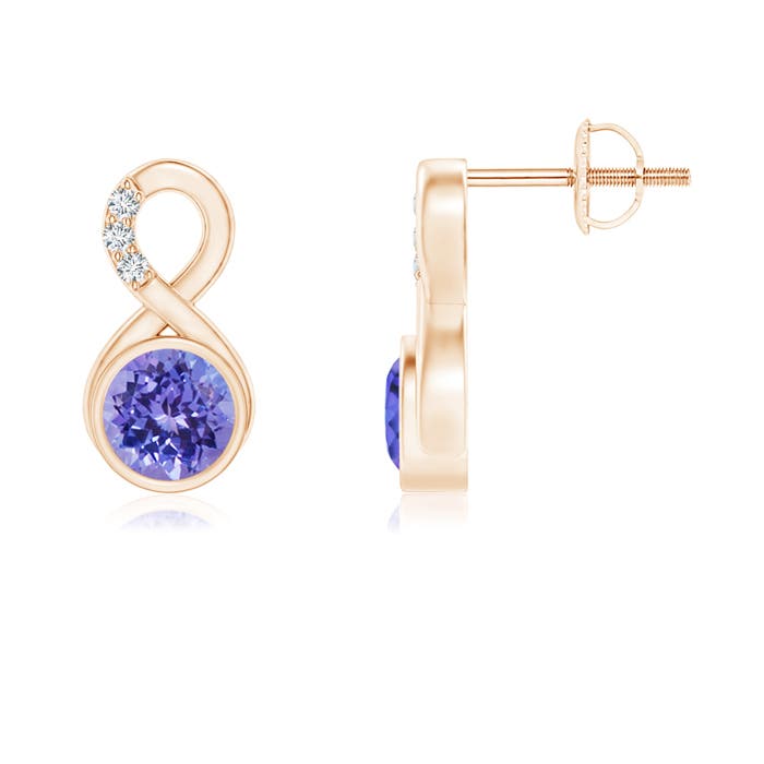 AAA - Tanzanite / 1.05 CT / 14 KT Rose Gold