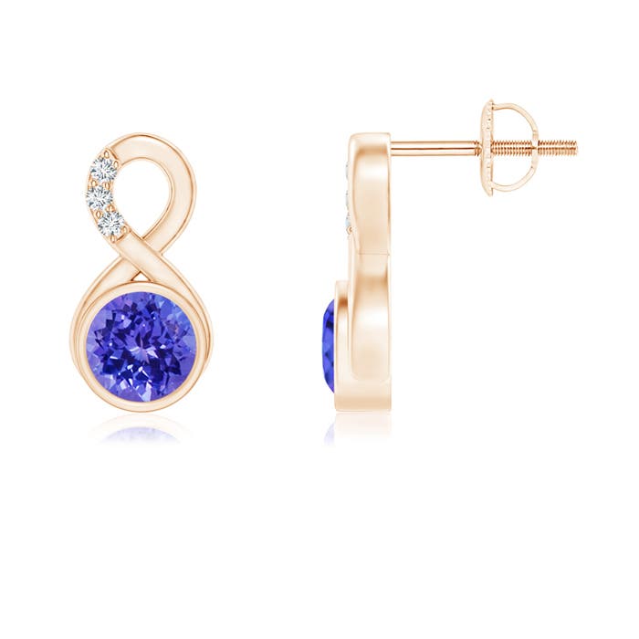 AAAA - Tanzanite / 1.05 CT / 14 KT Rose Gold