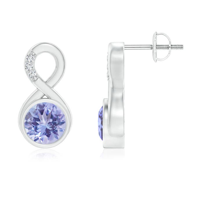 A - Tanzanite / 1.85 CT / 14 KT White Gold