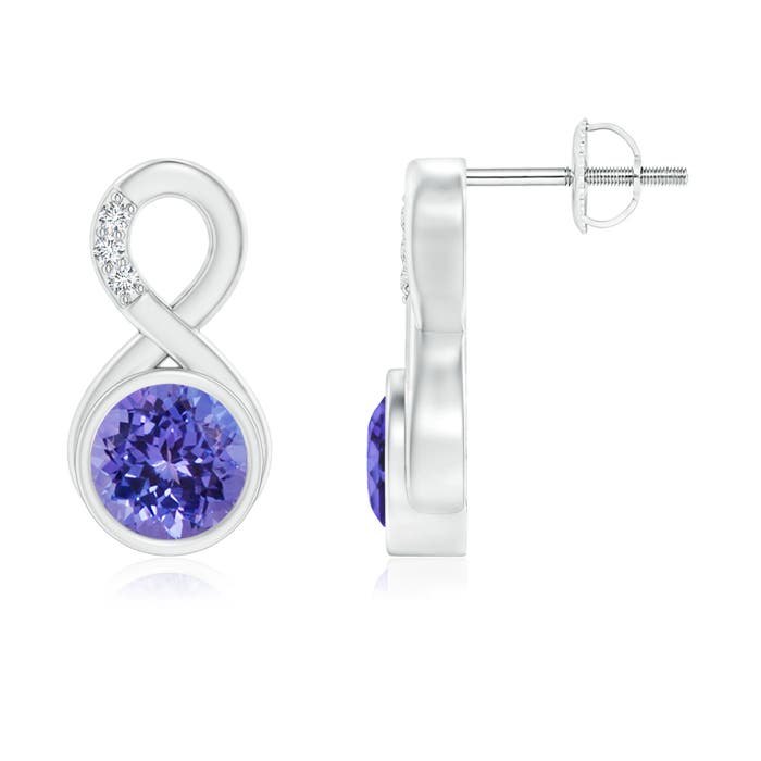 AA - Tanzanite / 1.85 CT / 14 KT White Gold