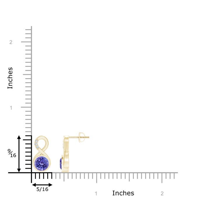 AA - Tanzanite / 1.85 CT / 14 KT Yellow Gold