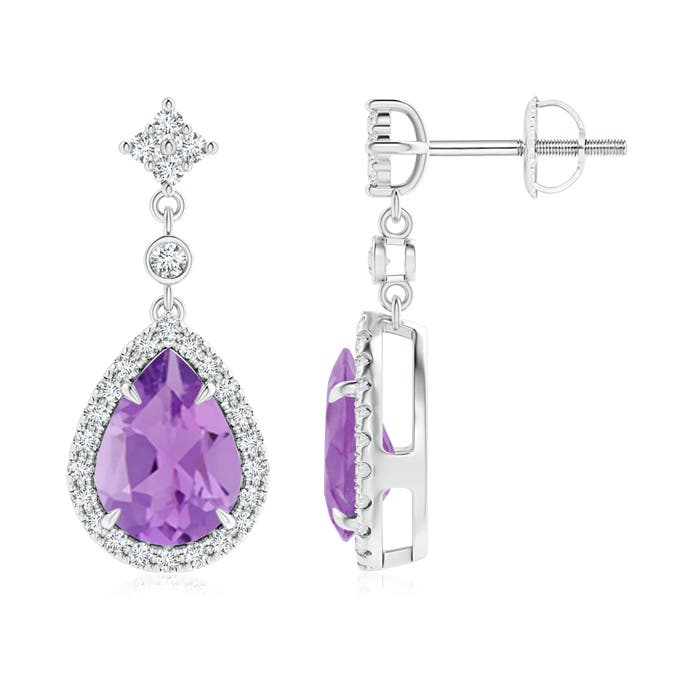 A - Amethyst / 2.33 CT / 14 KT White Gold