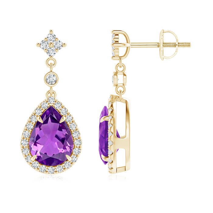 AAAA - Amethyst / 2.33 CT / 14 KT Yellow Gold