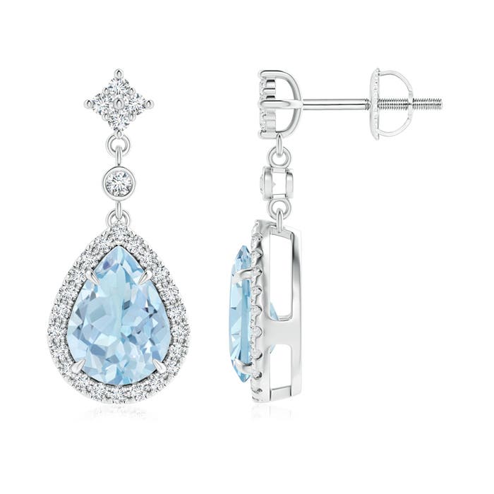 AA - Aquamarine / 2.03 CT / 14 KT White Gold