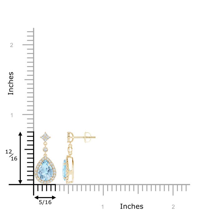 AAA - Aquamarine / 2.03 CT / 14 KT Yellow Gold