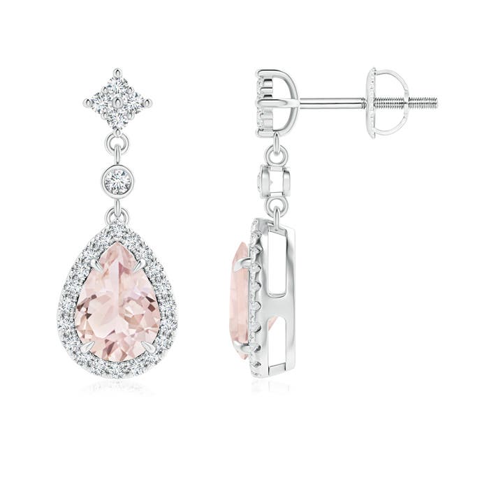 A - Morganite / 1.51 CT / 14 KT White Gold