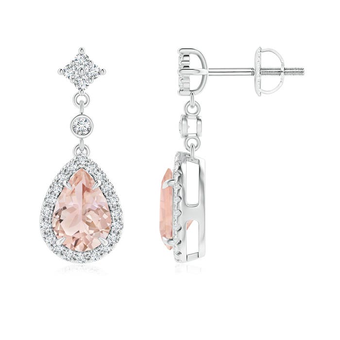 AAA - Morganite / 1.51 CT / 14 KT White Gold