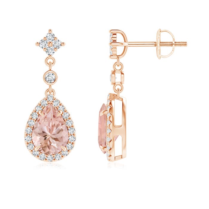 AAAA - Morganite / 1.51 CT / 14 KT Rose Gold