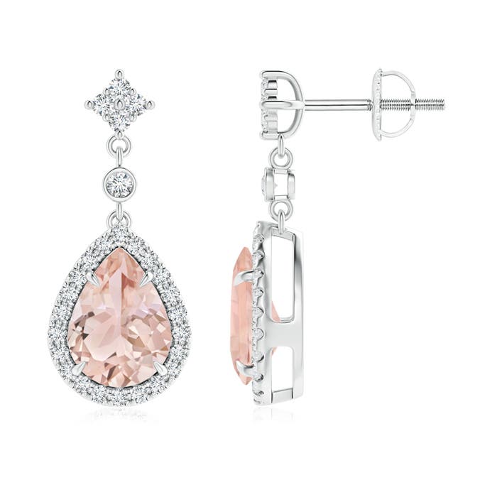 AAA - Morganite / 2.23 CT / 14 KT White Gold