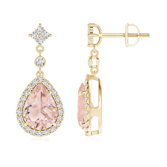 AAA - Morganite / 2.23 CT / 14 KT Yellow Gold