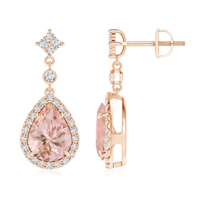 AAAA - Morganite / 2.23 CT / 14 KT Rose Gold