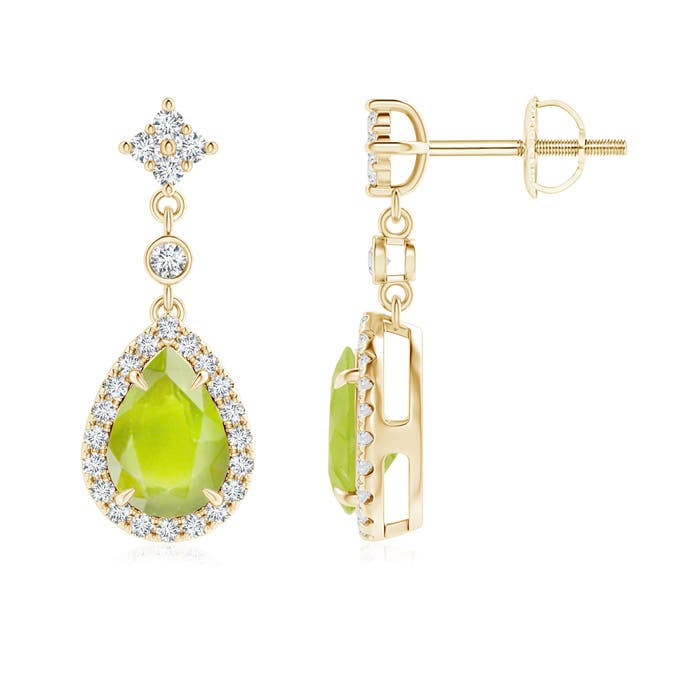 A - Peridot / 1.71 CT / 14 KT Yellow Gold