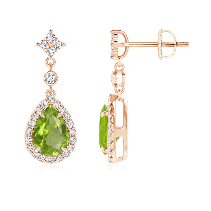 AA - Peridot / 1.71 CT / 14 KT Rose Gold