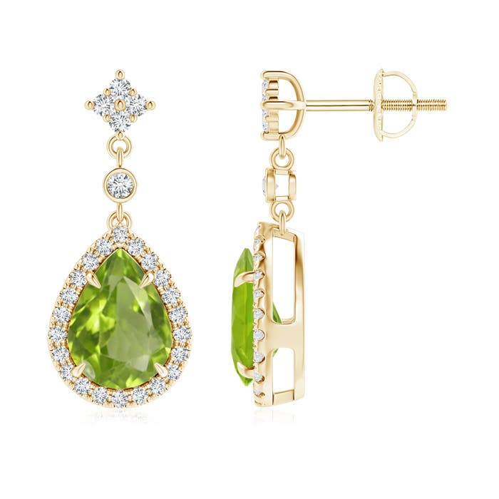 AA - Peridot / 2.53 CT / 14 KT Yellow Gold