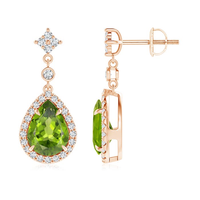 AAA - Peridot / 2.53 CT / 14 KT Rose Gold