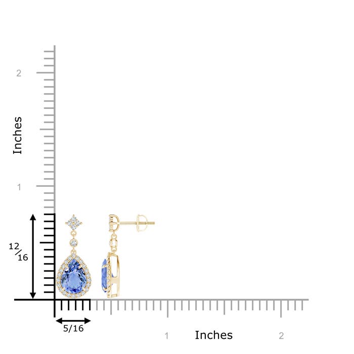 A - Tanzanite / 2.53 CT / 14 KT Yellow Gold