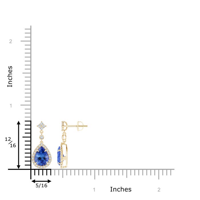 AA - Tanzanite / 2.53 CT / 14 KT Yellow Gold