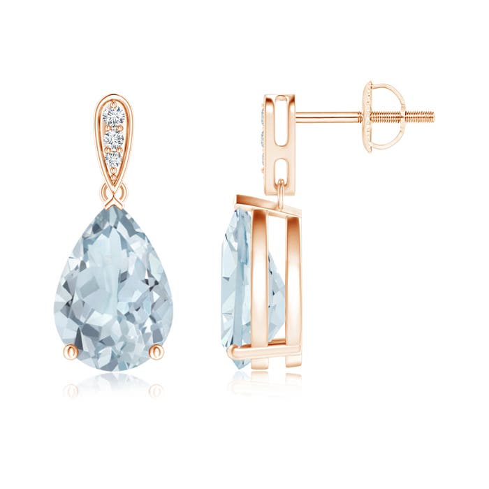 A - Aquamarine / 3.25 CT / 14 KT Rose Gold