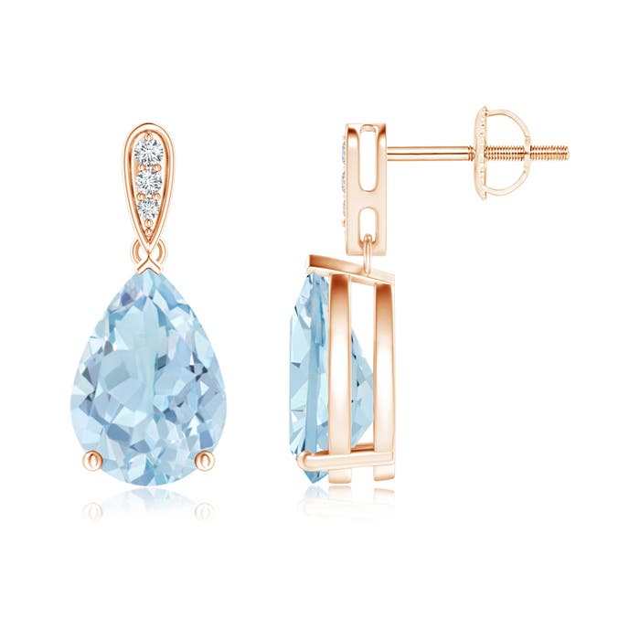 AA - Aquamarine / 3.25 CT / 14 KT Rose Gold