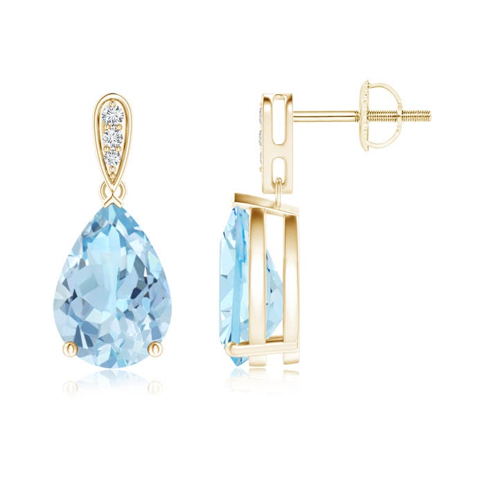 AAA - Aquamarine / 3.25 CT / 14 KT Yellow Gold