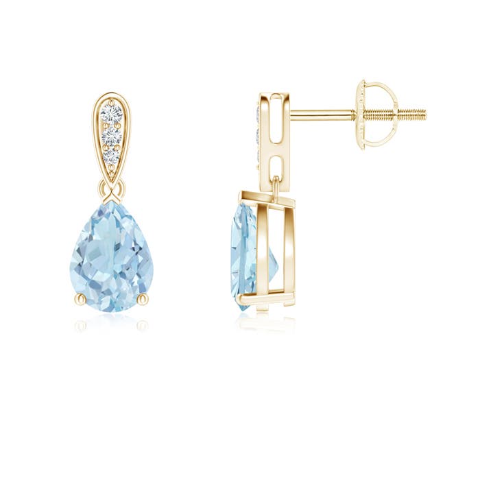 AA - Aquamarine / 1.15 CT / 14 KT Yellow Gold