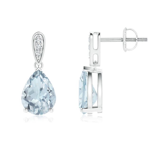 A - Aquamarine / 1.75 CT / 14 KT White Gold