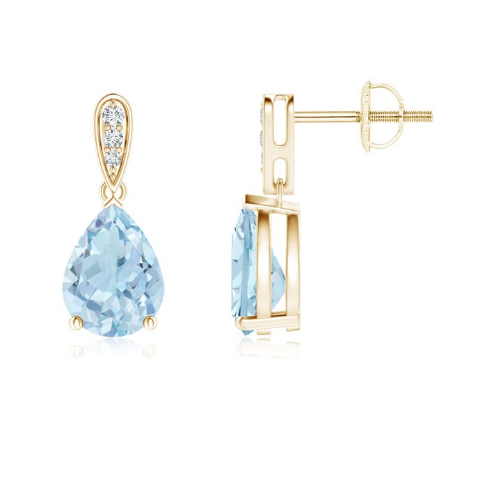 AA - Aquamarine / 1.75 CT / 14 KT Yellow Gold