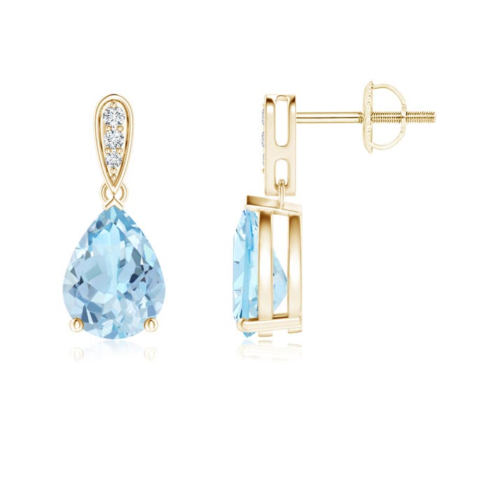 AAA - Aquamarine / 1.75 CT / 14 KT Yellow Gold