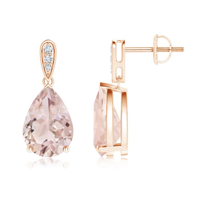 A - Morganite / 3.25 CT / 14 KT Rose Gold