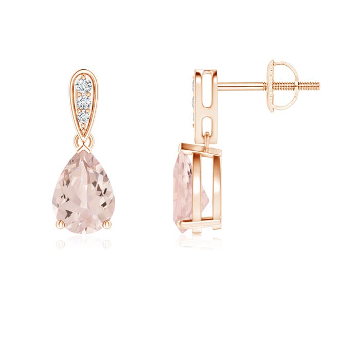 AA - Morganite / 1.25 CT / 14 KT Rose Gold