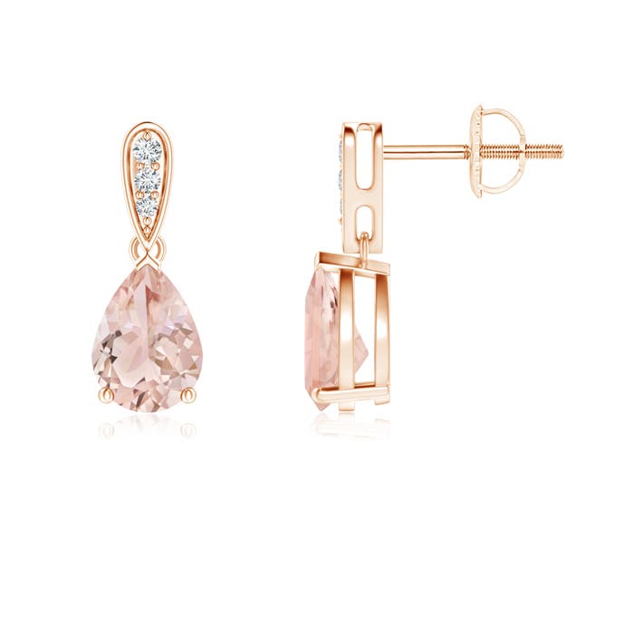 AAA - Morganite / 1.25 CT / 14 KT Rose Gold