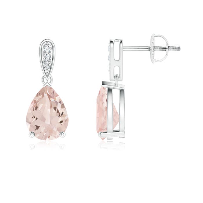 AA - Morganite / 1.95 CT / 14 KT White Gold