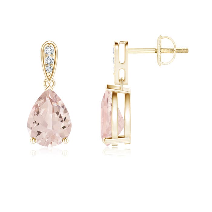 AA - Morganite / 1.95 CT / 14 KT Yellow Gold