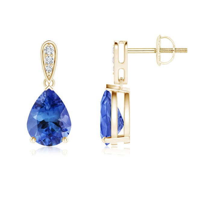 AA - Tanzanite / 2.25 CT / 14 KT Yellow Gold