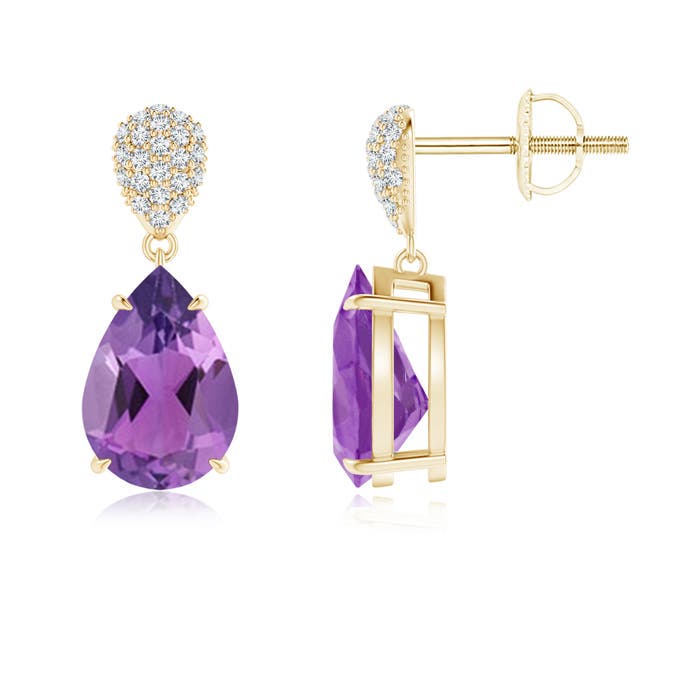 AA - Amethyst / 3.42 CT / 14 KT Yellow Gold