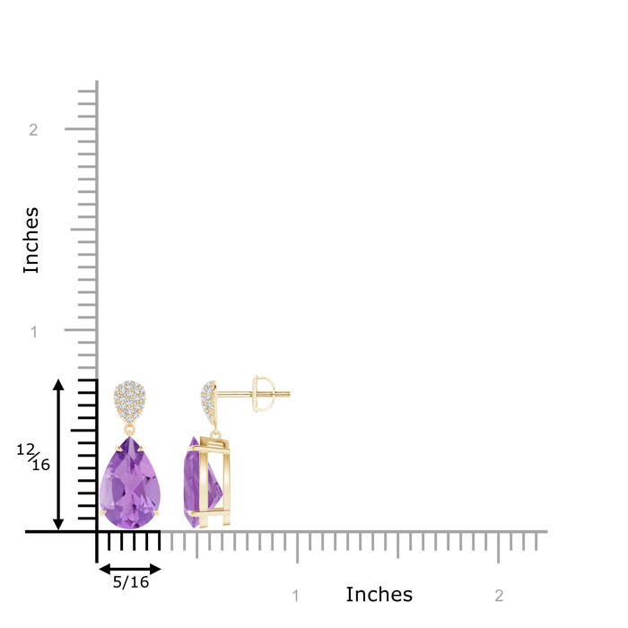 A - Amethyst / 5.42 CT / 14 KT Yellow Gold